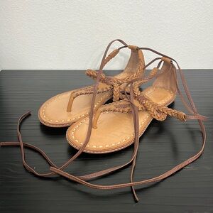 Dolce Vita Keoni Laceup Sandals Women’s Size 9 1/2